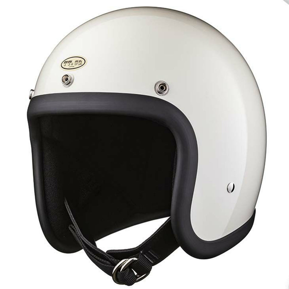 TT&CO 500-TX STANDARD IVORY Jet Helmet L/XL 7 1/4 ~ 7 3/8 Slim Harley