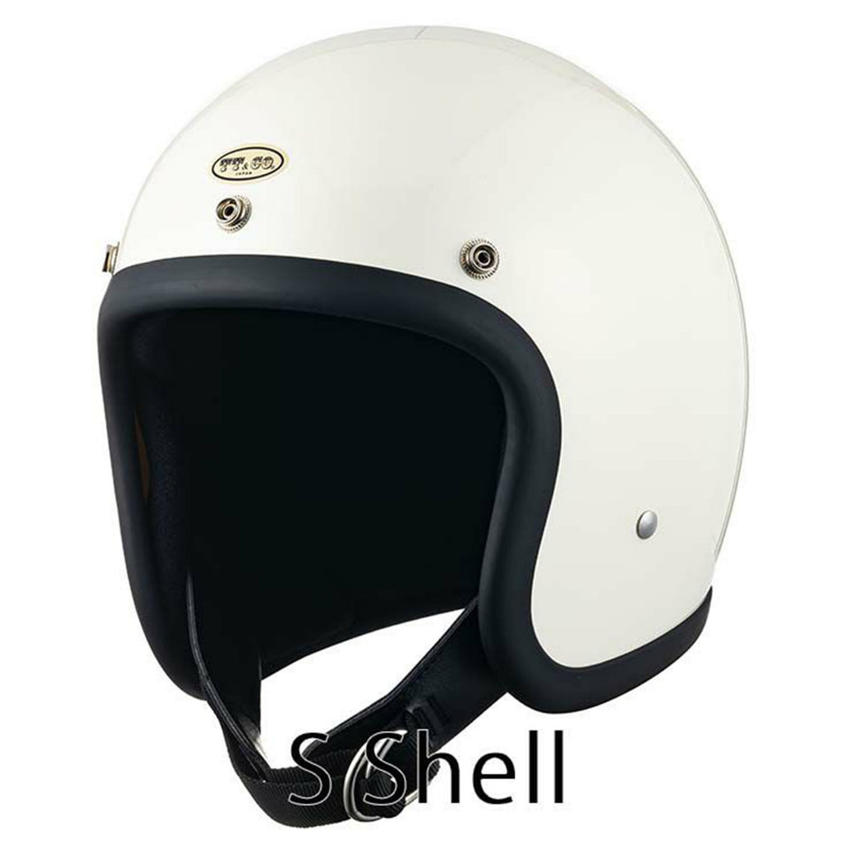 TT&CO 500-TX STANDARD IVORY Jet Helmet XXL 7 1/2 ~ 7 5/8 Slim Harley