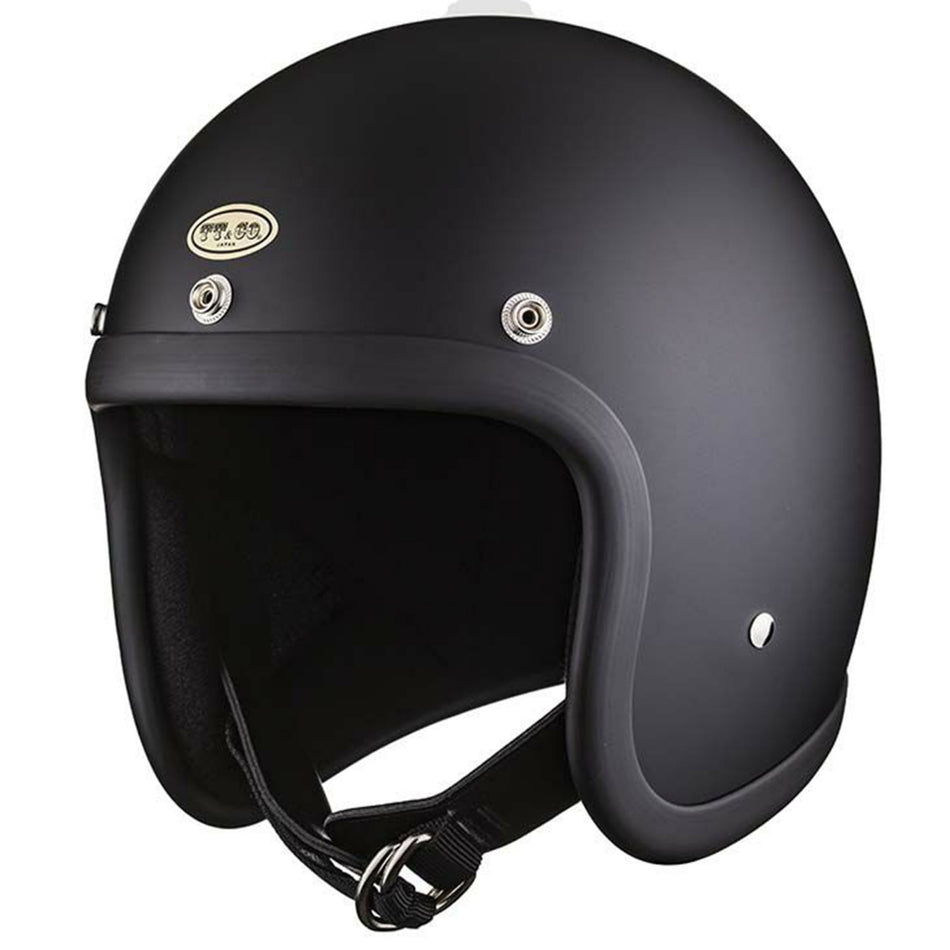 TT&CO 500-TX STANDARD MATT BLACK Jet Helmet XS 6 3/4 ~ 6 7/8 Slim Harley