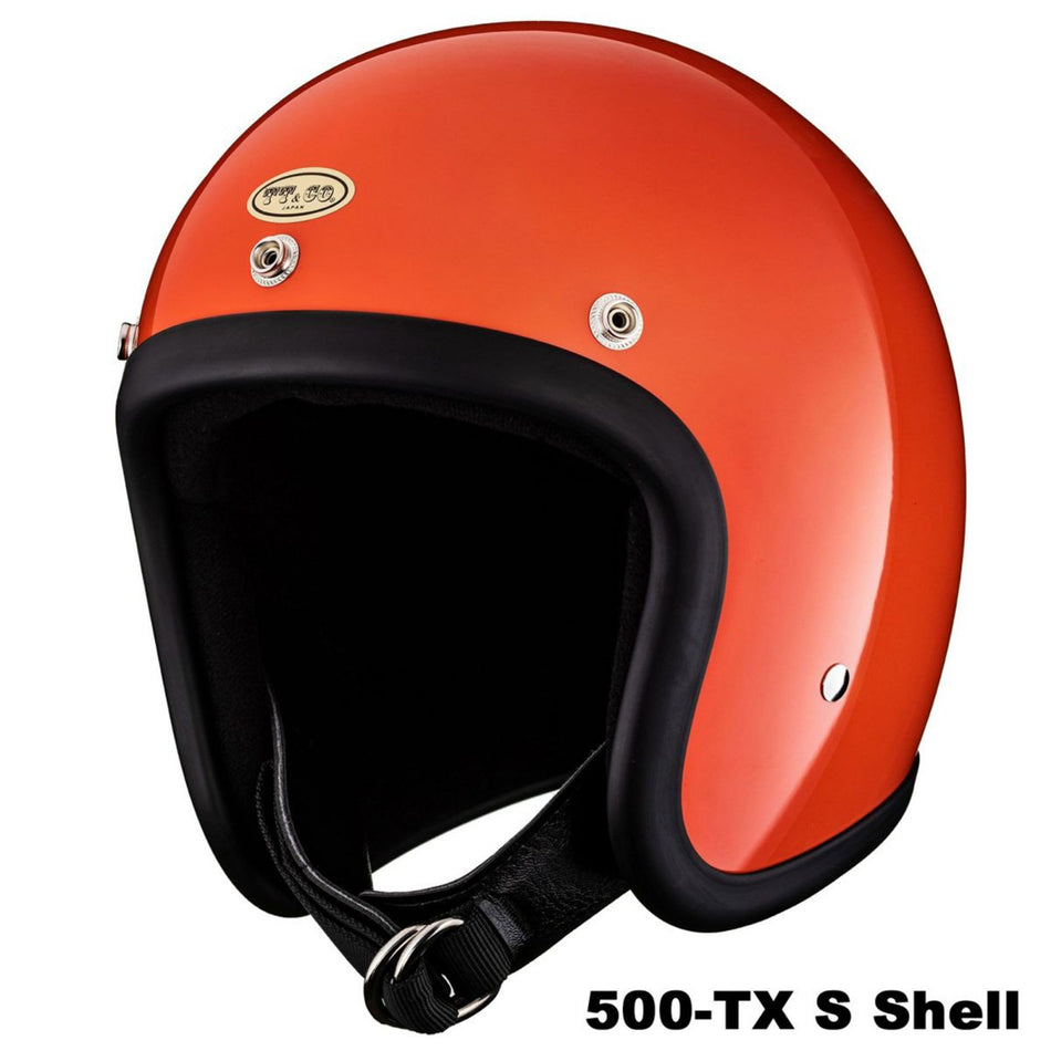 TT&CO 500-TX STANDARD ORANGE Jet Helmet XS 6 3/4 ~ 6 7/8 Slim Harley