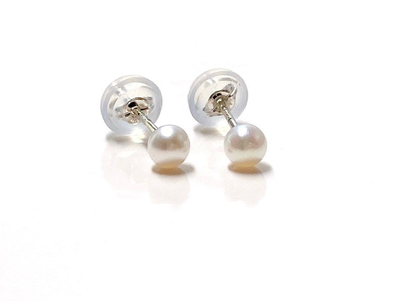 Baby pearl Akoya Pearl Ladies earring white Akoya Pearl/K14 White Gold Ladies