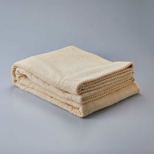 100%Oraganic cotton.Thick, durable and luxuryTowelling Blanket made in Japan.