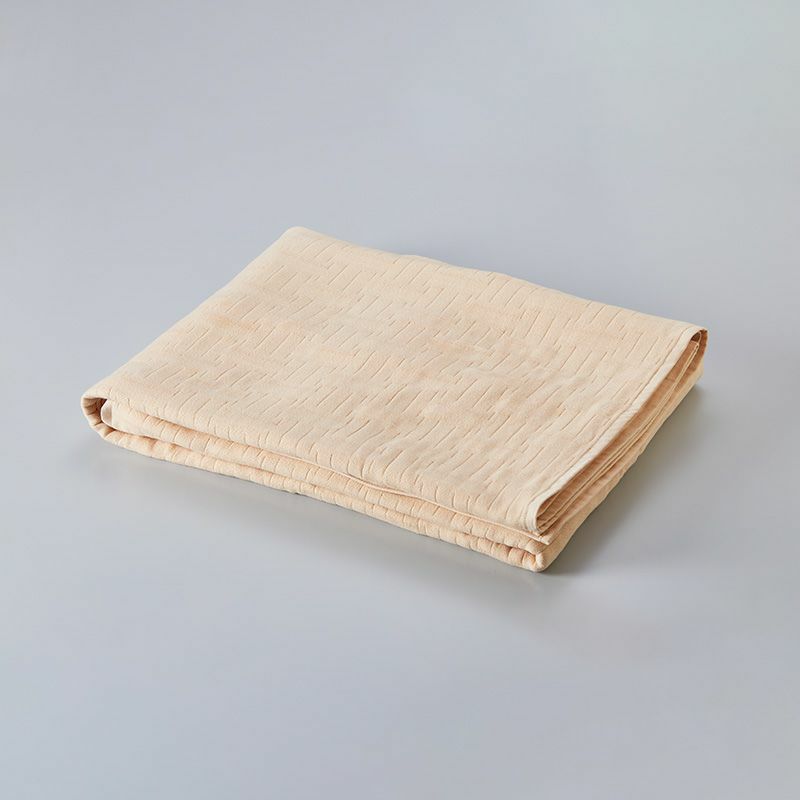 IKEUCHI ORGANIC. Single Gause Blanket ""ORGANIC I432"" 145cm×216cm Imabari Japan