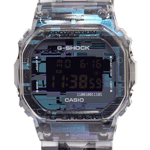 CASIO DW-5600NN G shock men's Wrist watch Clear Blue Unused