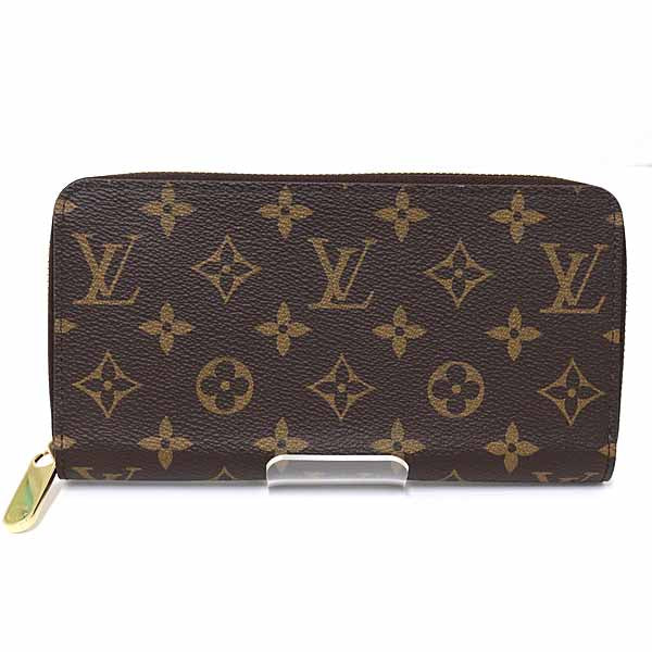 LOUIS VUITTON purse Zippy wallet M42616 Monogram canvas Brown Unisex