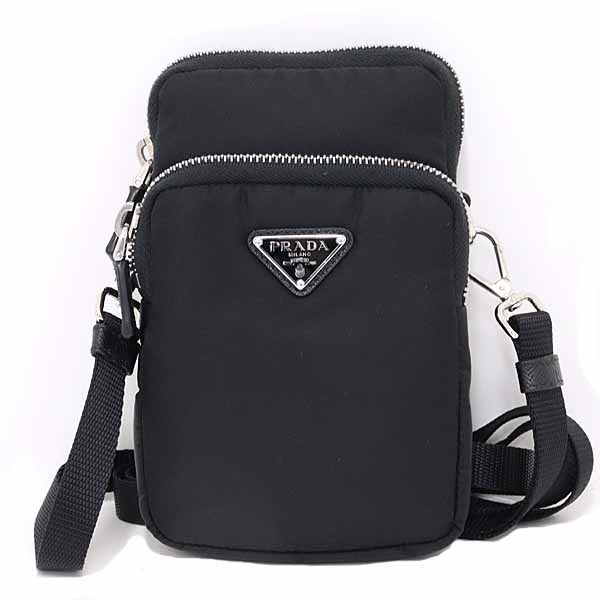 PRADA Shoulder Bag Re-Nylon smartphone case Cross body 2ZT024 Nylon Black Unisex