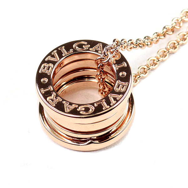 BVLGARI B-Zero1 Necklace 335924 K18PG Pink Gold Fine Jewelry 13.67g Women