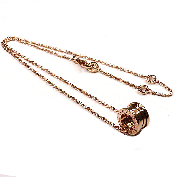 BVLGARI B-Zero1 Necklace 335924 K18PG Pink Gold Fine Jewelry 13.67g Women