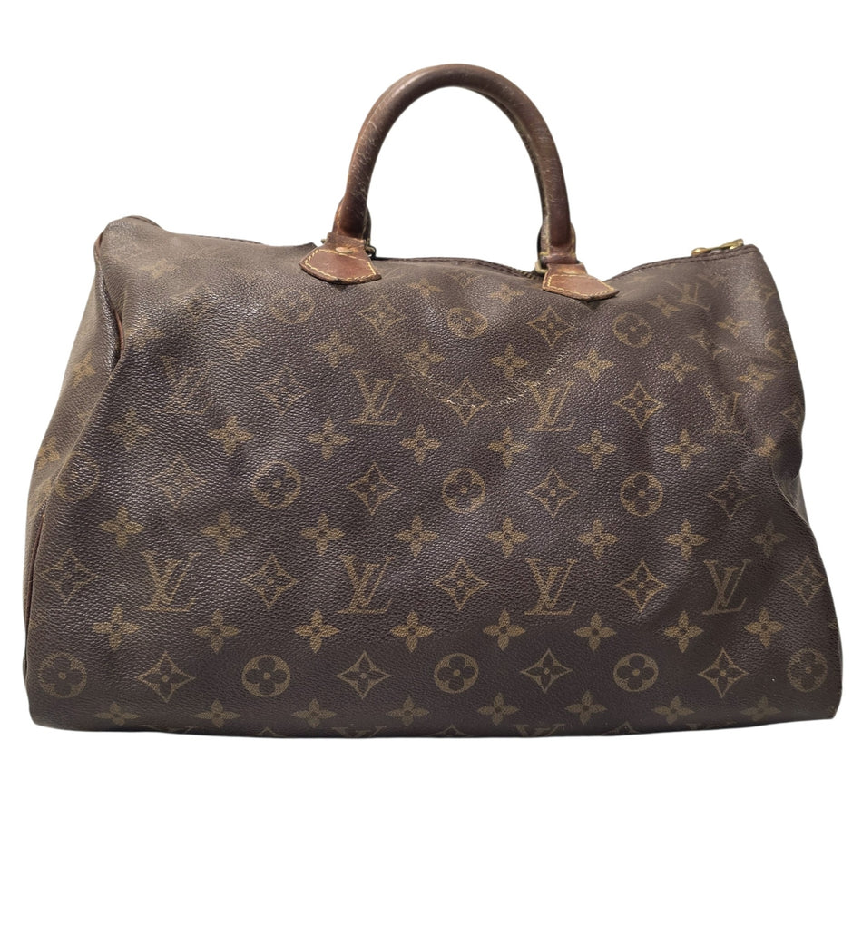 Louis Vuitton Monogram Speedy 35 M41524 Handbag Boston Bag Brown Authenticated