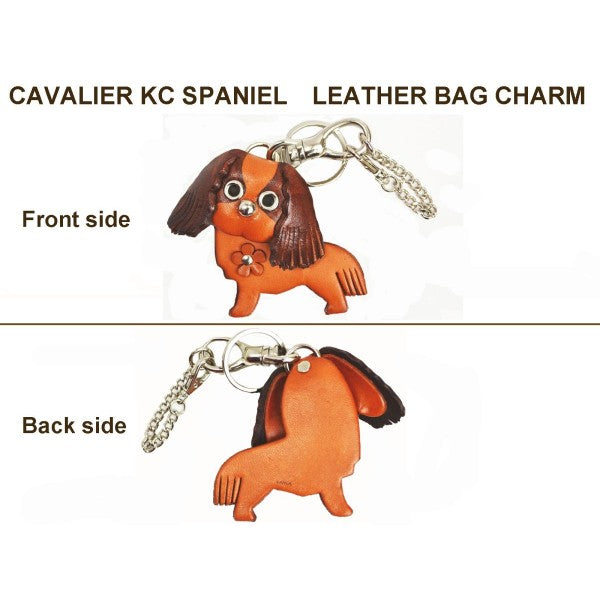 Cavalier kc Spaniel Handmade Leather Dog/Bag Charm