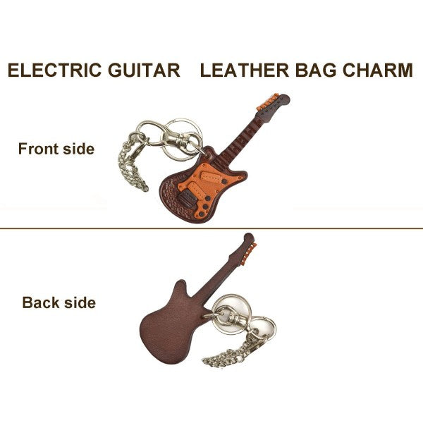 Electric Guitar Handmade Leather Goods/Bag Charm
