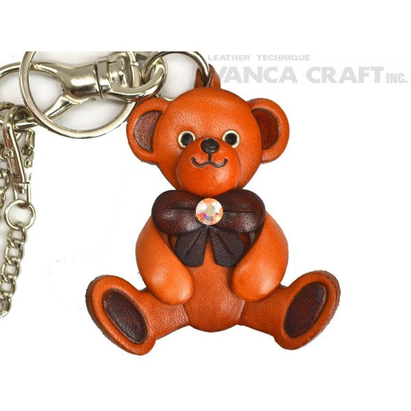Teddy Bear Handmade Leather Goods/Bag Charm