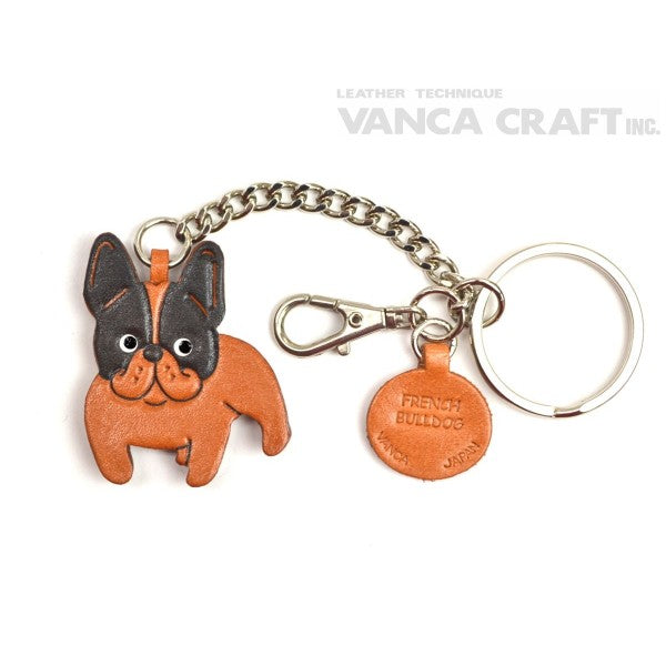 French Bulldog Leather Ring Charm #26061