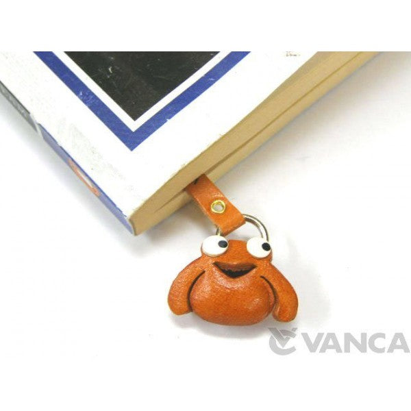 Frog Handmade Leather Animal Bookmark/Bookmarker