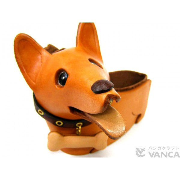 Corgi Handmade Leather Dog Eyeglasses Holder/Stand #26215