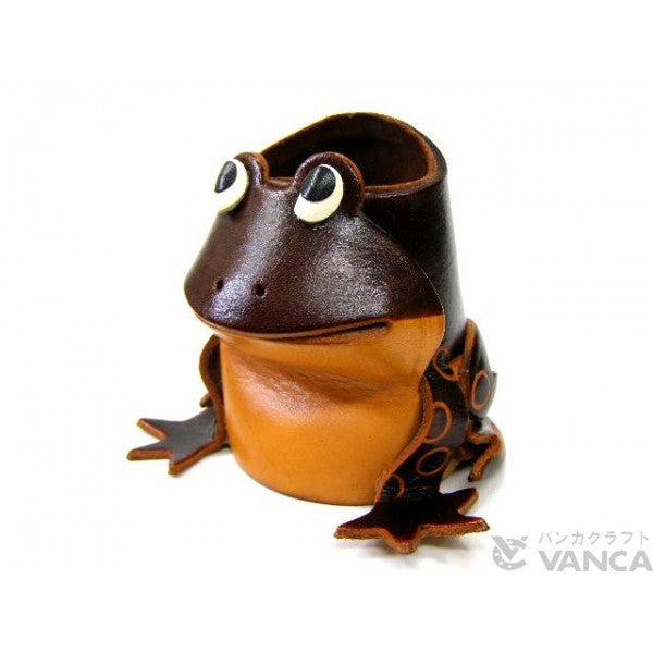 Frog Handmade Leather Animal Eyeglasses Holder/Stand #26216