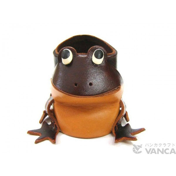 Frog Handmade Leather Animal Eyeglasses Holder/Stand #26216
