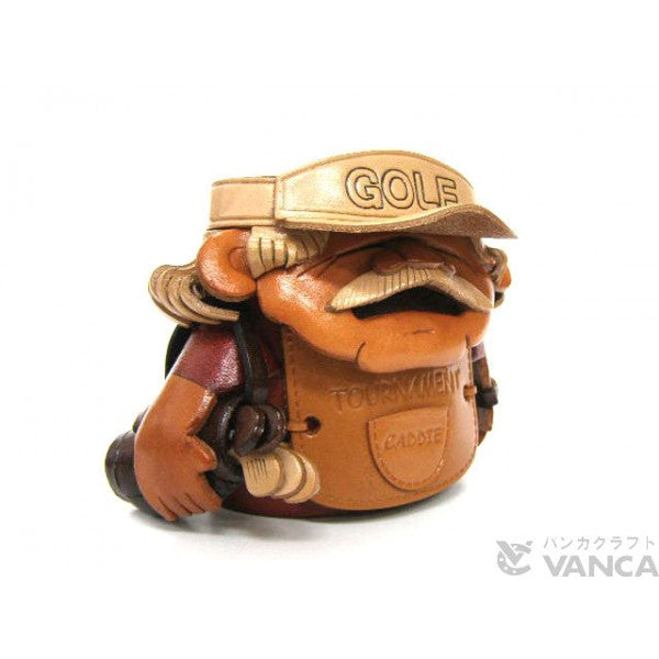 Golf Caddy Handmade Leather Eyeglasses Holder/Stand #26225