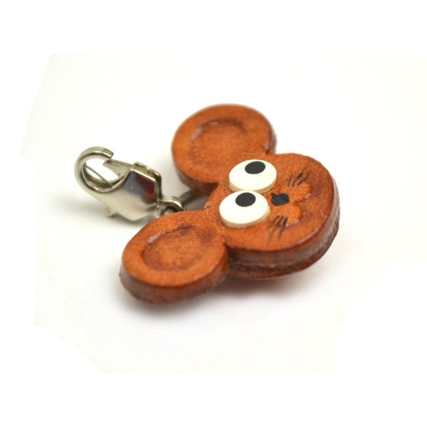 Mouse(small) Leather Animal Figuine/charm Chinese Zodiac Series