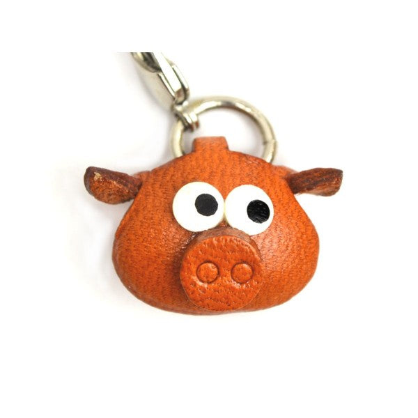 Pig(small) Leather Animal Figuine/charm