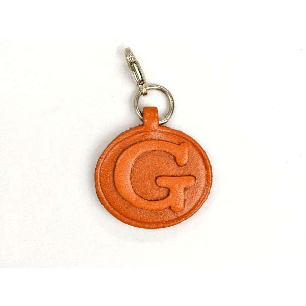 G Leather Alphabet Plate