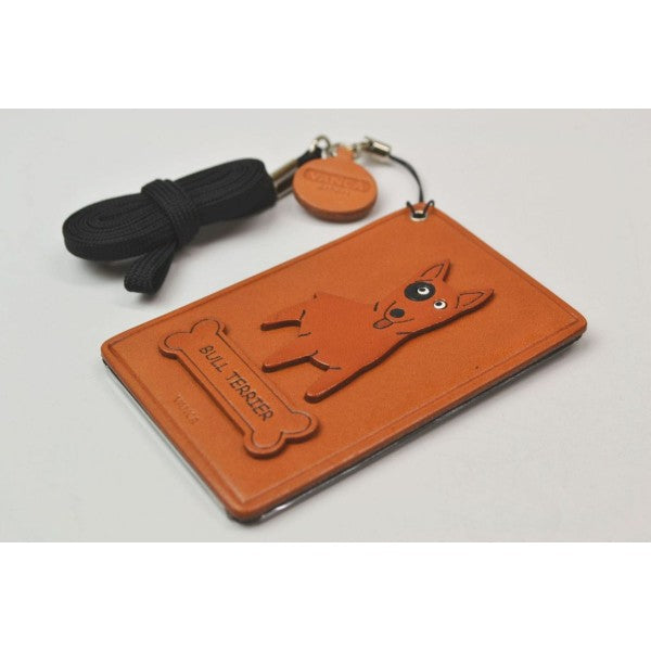 Bull Terrier Leather Commuter Pass case/card Holders #26445