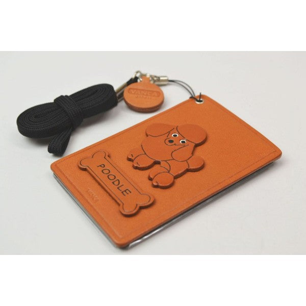 Poodle Leather Commuter Pass/Passcard Holders