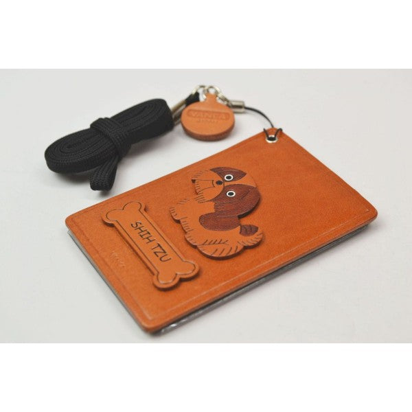 Shih Tzu Leather Commuter Pass/Passcard Holders