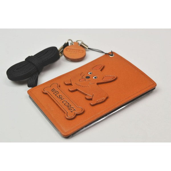 Welsh Corgi Leather Commuter Pass/Passcard Holders