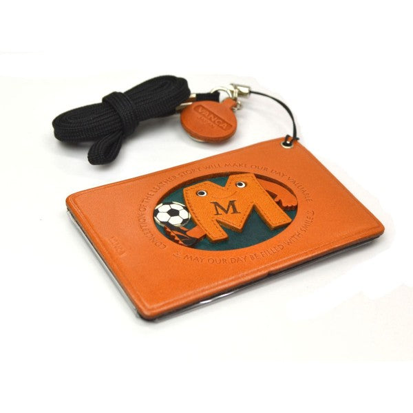 Soccer-M Leather Commuter Pass/Passcard Holders