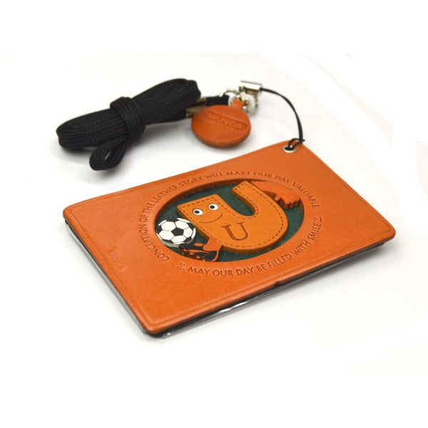 Soccer-U Leather Commuter Pass/Passcard Holders
