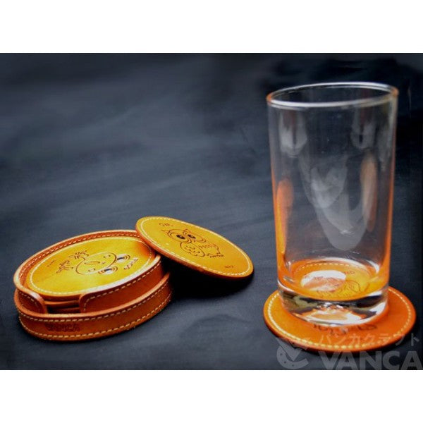 Leather Coaster Turtle