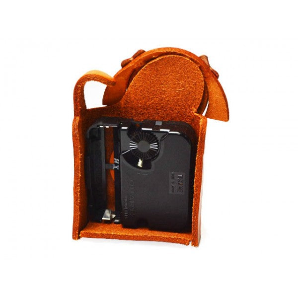 Shih Tzu Japanese Leather Desk Clock #26517