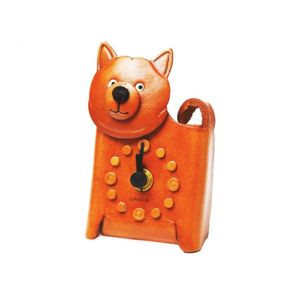 Shiba Japanese Leather Desk Clocks #26518