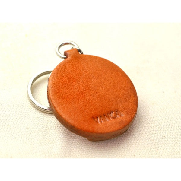 Panda Japanese Leather Plate Keychain