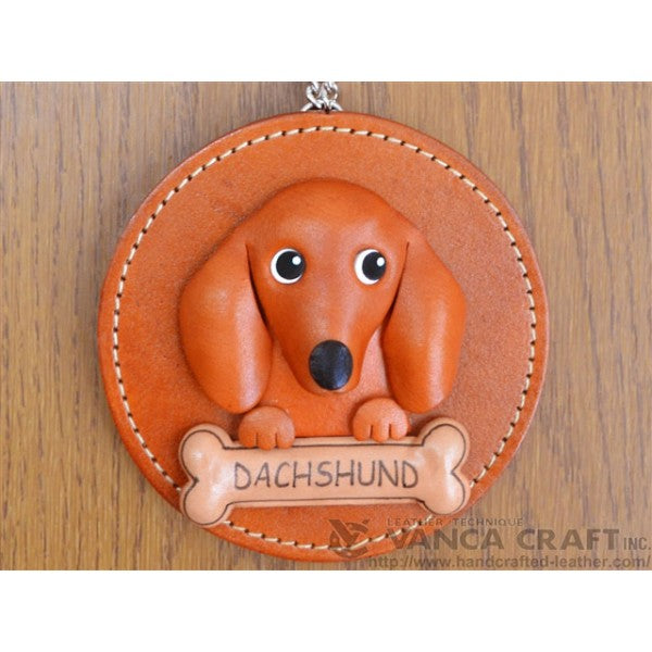 Dachshund Leather Wall Deco