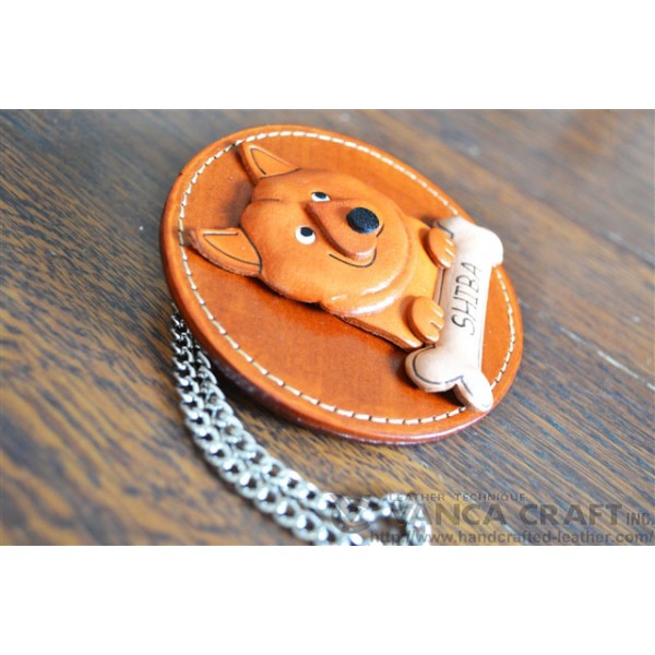 Shiba Leather Wall Deco