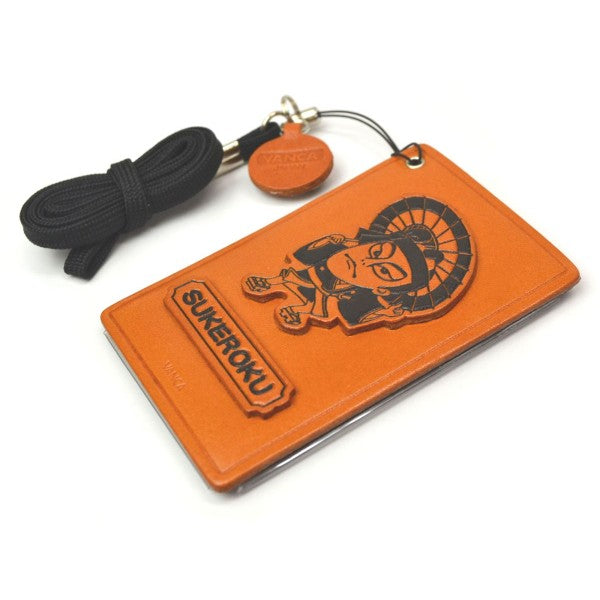 Sukeroku Leather Commuter Pass case/card Holders #26633