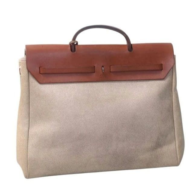 HERMES Herbag Ad 2-Way Backpack/Handbag (Toile H, Stamp □C)
