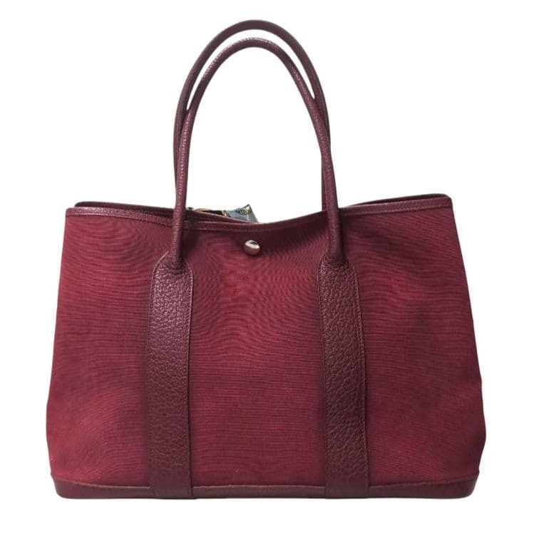 HERMÈS Garden Party PM Women's Canvas Tote Bag B931