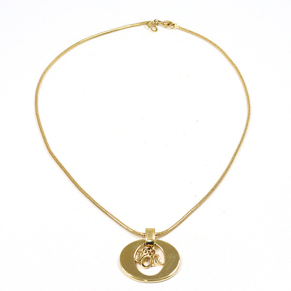 Dior Ladies Necklace Dior logo necklace Brass Fashion Jewelry Women Gold 18.8g