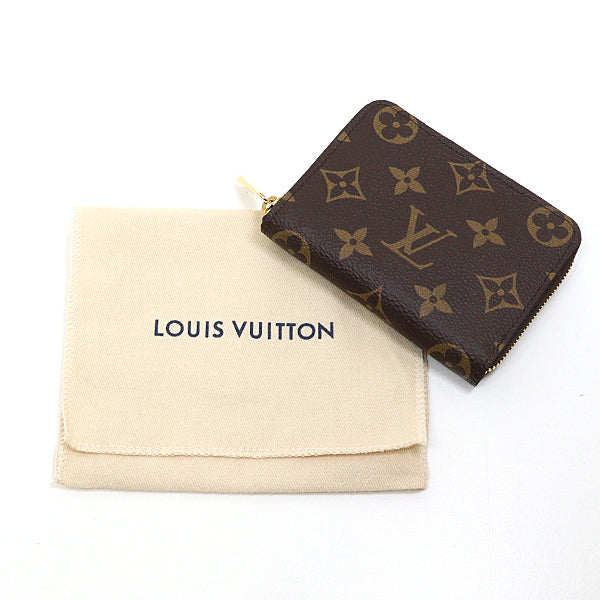LOUIS VUITTON M60067 Coin purse zip around wallet M60067 Monogram canvas Brown