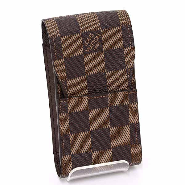 LOUIS VUITTON Damier Etui cigarette case N63024 Ebenu Brown