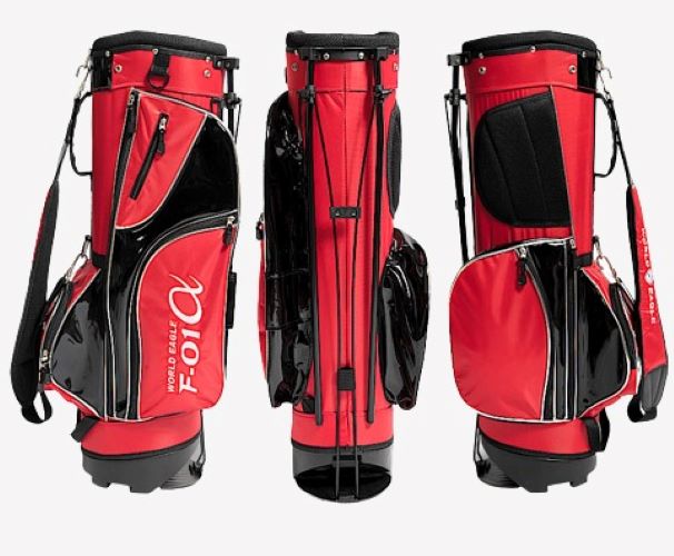 World Eagle Men's stand caddy bag Light weight 47inch 5Way 2.2kg PL/PA Red