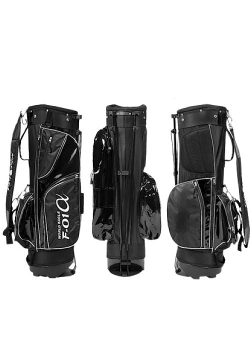 World Eagle Men's stand caddy bag Light weight 47inch 5Way 2.2kg PL/PA Black