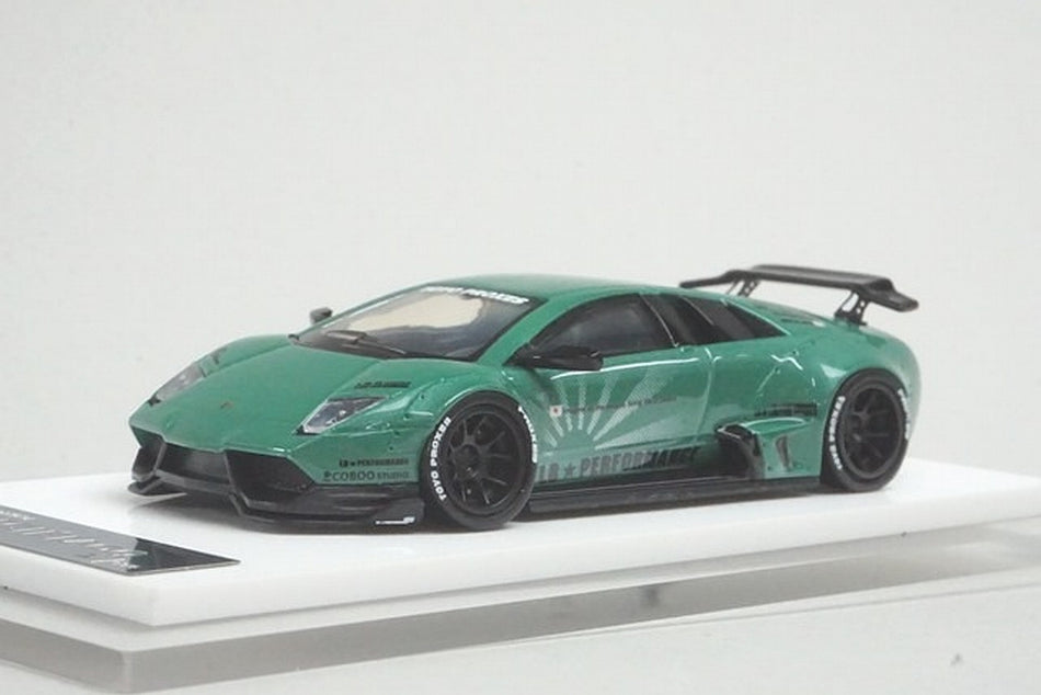 LB PERFORMANCE 1/64 LIBERTY WALK ModelCar ToyVehicles Murcielago Green LB670-030