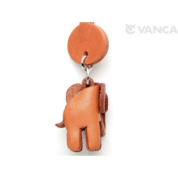 Elephant Japanese Leather Cellularphone Charm Animal
