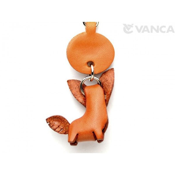 Fox Japanese Leather Cellularphone Charm Animal