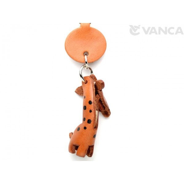 Giraffe Japanese Leather Cellularphone Charm Animal