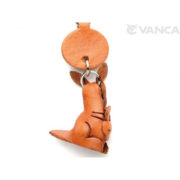 Kangaroo Japanese Leather Cellularphone Charm Animal